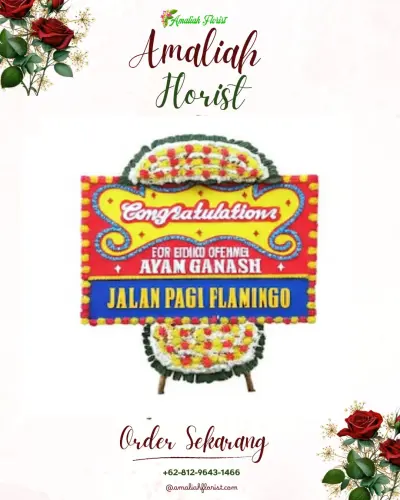 Bunga Papan Congratulation di Tanurejo